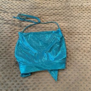 Princess Polly Becky Top Blue